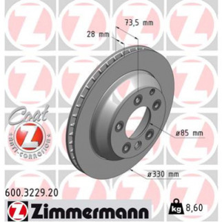 Тормозной диск ZIMMERMANN 600.3229.20 - Топ Продаж! - Інтернет-магазин спільних покупок ToGether