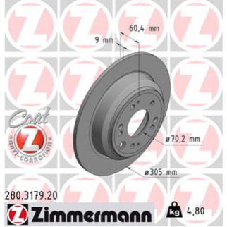 Тормозной диск ZIMMERMANN 280.3179.20 - Топ Продаж! - Інтернет-магазин спільних покупок ToGether
