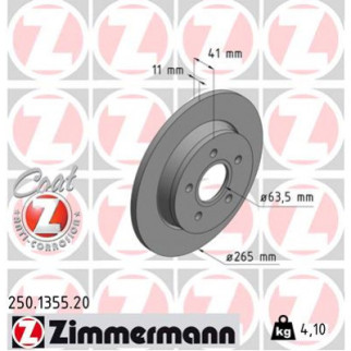 Тормозной диск ZIMMERMANN 250.1355.20 - Топ Продаж! - Інтернет-магазин спільних покупок ToGether