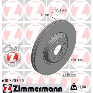 Тормозной диск ZIMMERMANN 610.3707.20 - Топ Продаж! - Інтернет-магазин спільних покупок ToGether