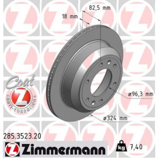 Тормозной диск ZIMMERMANN 285.3523.20 - Топ Продаж! - Інтернет-магазин спільних покупок ToGether