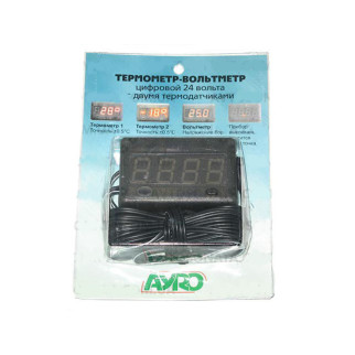 Термометр-вольтметр 24V (2 датчика) - Топ Продаж! - Інтернет-магазин спільних покупок ToGether