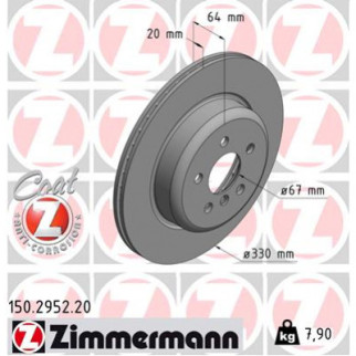 Тормозной диск ZIMMERMANN 150.2952.20 - Топ Продаж! - Інтернет-магазин спільних покупок ToGether