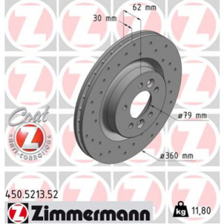 Тормозной диск ZIMMERMANN 450.5213.52 - Топ Продаж! - Інтернет-магазин спільних покупок ToGether