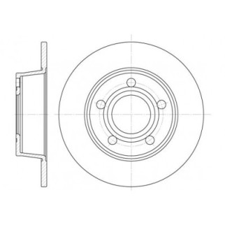 Тормозной диск REMSA 6724.00 - Топ Продаж! - Інтернет-магазин спільних покупок ToGether