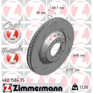 Тормозной диск ZIMMERMANN 460.1584.75 - Топ Продаж! - Інтернет-магазин спільних покупок ToGether