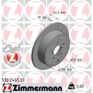 Тормозной диск ZIMMERMANN 530.2465.20 - Інтернет-магазин спільних покупок ToGether