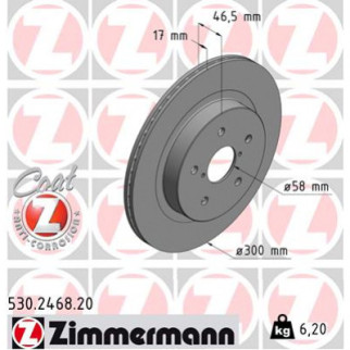 Тормозной диск ZIMMERMANN 530.2468.20 - Топ Продаж! - Інтернет-магазин спільних покупок ToGether
