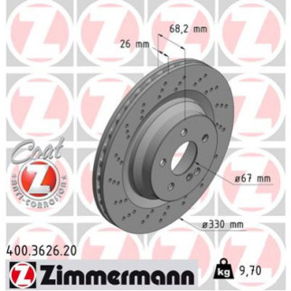 Тормозной диск ZIMMERMANN 400.3626.20 - Топ Продаж! - Інтернет-магазин спільних покупок ToGether