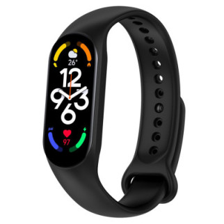 Ремешок для фитнес браслета BeCover Silicone для Xiaomi Mi Smart Band 7 Black (707476) - Топ Продаж! - Інтернет-магазин спільних покупок ToGether