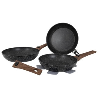 Набор сковородок Gimex Frying Pan Black (6979264) - Топ Продаж! - Інтернет-магазин спільних покупок ToGether