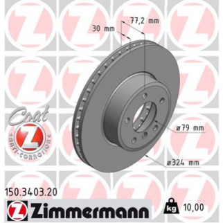 Тормозной диск ZIMMERMANN 150.3403.20 - Топ Продаж! - Інтернет-магазин спільних покупок ToGether