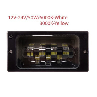 Фари протитуманні ВАЗ 2110-14/LD-519 L4-W/Y/12-24V/50W/7LED-3000K/6000K - Топ Продаж! - Інтернет-магазин спільних покупок ToGether