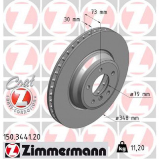 Тормозной диск ZIMMERMANN 150.3441.20 - Топ Продаж! - Інтернет-магазин спільних покупок ToGether