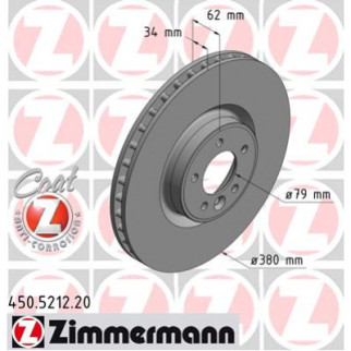 Тормозной диск ZIMMERMANN 450.5212.20 - Топ Продаж! - Інтернет-магазин спільних покупок ToGether