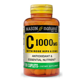 Витамин Mason Natural Витамин C 1000мг с шиповником и цинком, Vitamin C with rose (MAV18121) - Топ Продаж! - Інтернет-магазин спільних покупок ToGether