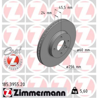 Тормозной диск ZIMMERMANN 185.3955.20 - Топ Продаж! - Інтернет-магазин спільних покупок ToGether