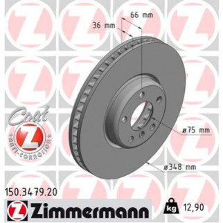 Тормозной диск ZIMMERMANN 150.3479.20 - Інтернет-магазин спільних покупок ToGether