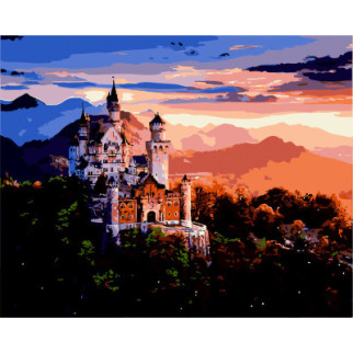 Картина по номерам ZiBi ART Line Замок в горах 40*50 см (ZB.64106) - Топ Продаж! - Інтернет-магазин спільних покупок ToGether