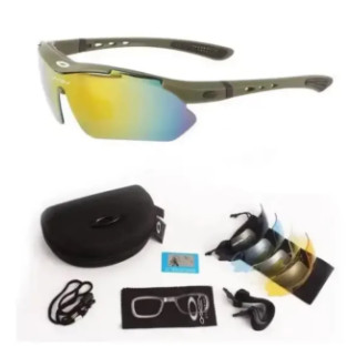 Тактичні захисні окуляри Oakley олива 5 пар змінних лінз - Інтернет-магазин спільних покупок ToGether