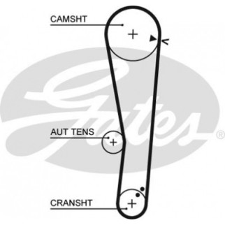 Ремень ГРМ Gates 5568XS - Топ Продаж! - Інтернет-магазин спільних покупок ToGether