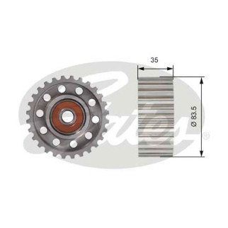 Ролик натяжителя ремня Gates T42100 - Топ Продаж! - Інтернет-магазин спільних покупок ToGether