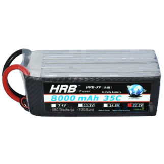 Аккумулятор для дрона HRB_ Lipo 6s 22.2V 8000mAh 35C Battery XT60 Plug (HR-8000MAH-6S-35C-XT60) - Топ Продаж! - Інтернет-магазин спільних покупок ToGether
