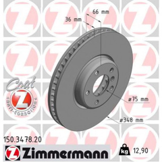 Тормозной диск ZIMMERMANN 150.3478.20 - Інтернет-магазин спільних покупок ToGether