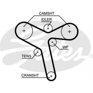 Ремень ГРМ Gates 5647XS - Інтернет-магазин спільних покупок ToGether