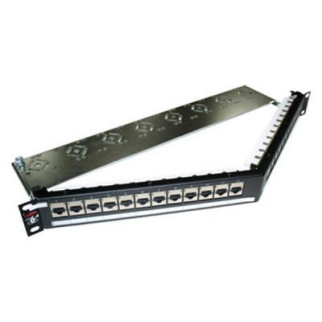 Патч-панель 19" угловая 24xRJ-45 STP cat.6A, DG+, 1U Molex (PID-00218) - Топ Продаж! - Інтернет-магазин спільних покупок ToGether