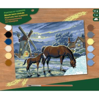 Набор для творчества Sequin Art PAINTING BY NUMBERS SENIOR Evening Pasture (SA0429) - Топ Продаж! - Інтернет-магазин спільних покупок ToGether