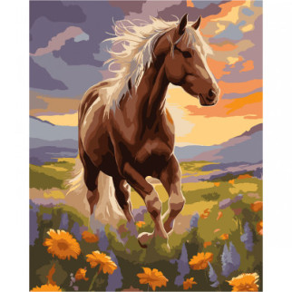 Картина по номерам Santi Лошадь на лугу 40х50 см (954804) - Топ Продаж! - Інтернет-магазин спільних покупок ToGether