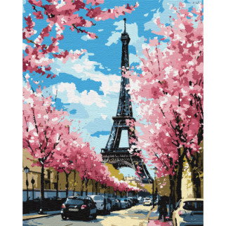 Картина по номерам Santi Париж весной 40*50 см (954812) - Топ Продаж! - Інтернет-магазин спільних покупок ToGether