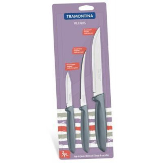Набор ножей Tramontina Plenus 3шт Grey (23498/613) - Топ Продаж! - Інтернет-магазин спільних покупок ToGether