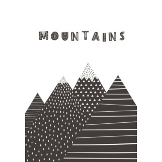 Постер Mountains 30х40 см - Топ Продаж! - Інтернет-магазин спільних покупок ToGether