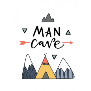 Постер в рамке Man Cave 30х40 см - Топ Продаж! - Інтернет-магазин спільних покупок ToGether