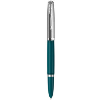 Ручка перьевая Parker PARKER 51 Teal Blue CT  FP F (55 311) - Топ Продаж! - Інтернет-магазин спільних покупок ToGether