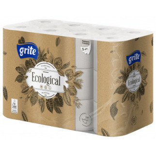 Туалетная бумага Grite Ecological Plius 3 слоя 24 рулона (4770023350265) - Топ Продаж! - Інтернет-магазин спільних покупок ToGether