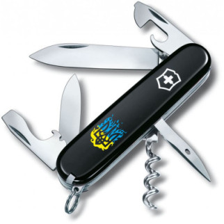 Нож Victorinox Spartan Ukraine Black "Вогняний Тризуб" (1.3603.3_T0316u) - Інтернет-магазин спільних покупок ToGether