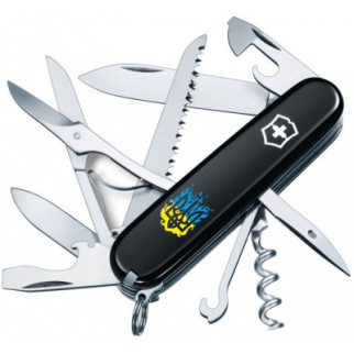 Нож Victorinox Huntsman Ukraine Black "Вогняний Тризуб" (1.3713.3_T0316u) - Топ Продаж! - Інтернет-магазин спільних покупок ToGether