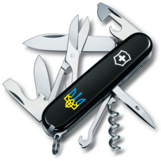 Нож Victorinox Climber Ukraine Black "Тризуб Жовто-Блакитний" (1.3703.3_T0016u) - Топ Продаж! - Інтернет-магазин спільних покупок ToGether
