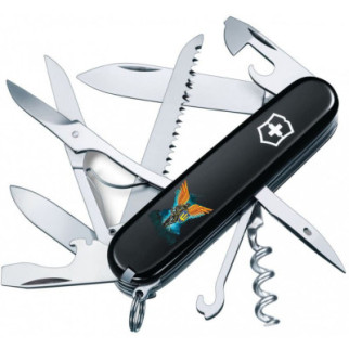 Нож Victorinox Huntsman Ukraine Black "Янгол ЗСУ" (1.3713.3_T1061u) - Топ Продаж! - Інтернет-магазин спільних покупок ToGether