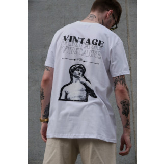 Оверсайз футболка з принтом Without vintage white - Інтернет-магазин спільних покупок ToGether