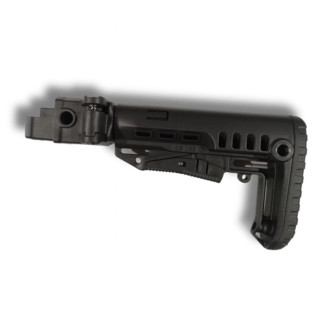 Приклад з складним адаптером DLG Tactical Mil-Spec для АК 74/ 47/АКМ чорний  - Інтернет-магазин спільних покупок ToGether