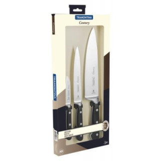 Набор ножей Tramontina Century 3шт Black (24099/037) - Топ Продаж! - Інтернет-магазин спільних покупок ToGether