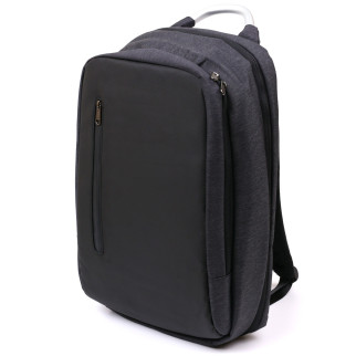 Добротний чоловічий рюкзак із текстилю Vintage 20490 Чорний - Інтернет-магазин спільних покупок ToGether