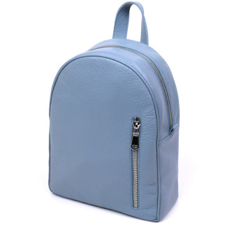 Стильний рюкзак жіночий з натуральної шкіри Shvigel 16318 Блакитний - Інтернет-магазин спільних покупок ToGether