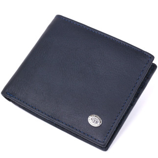 Чоловічий гаманець ST Leather 18303 (ST159) шкіряний Синій - Інтернет-магазин спільних покупок ToGether
