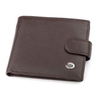 Чоловічий гаманець ST Leather 18307 (ST104) шкіряний Коричневий - Інтернет-магазин спільних покупок ToGether