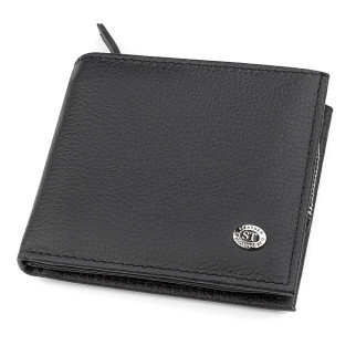 Чоловічий гаманець ST Leather 18343 (ST154) натуральна шкіра Чорний - Інтернет-магазин спільних покупок ToGether